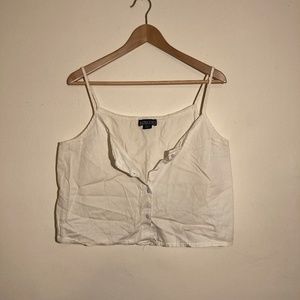Land's End Cropped white cami